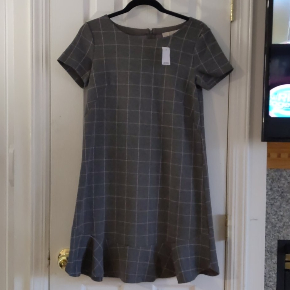 LOFT Plaid Dress